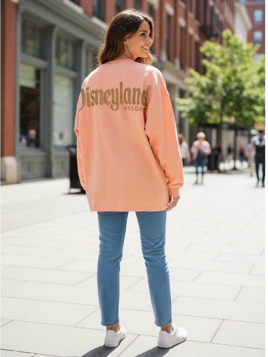 Spirit Jersey Tops - Disneyland Spirit Jersey Rose Gold Glitter Medium